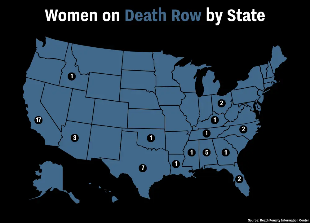 She is the only woman on Tennessee's death row (UNILAD)