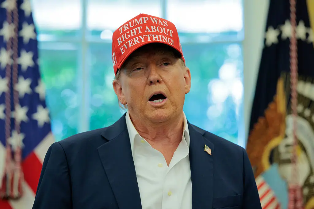 Trump spoke about the news on Friday (Chip Somodevilla/Getty Images)