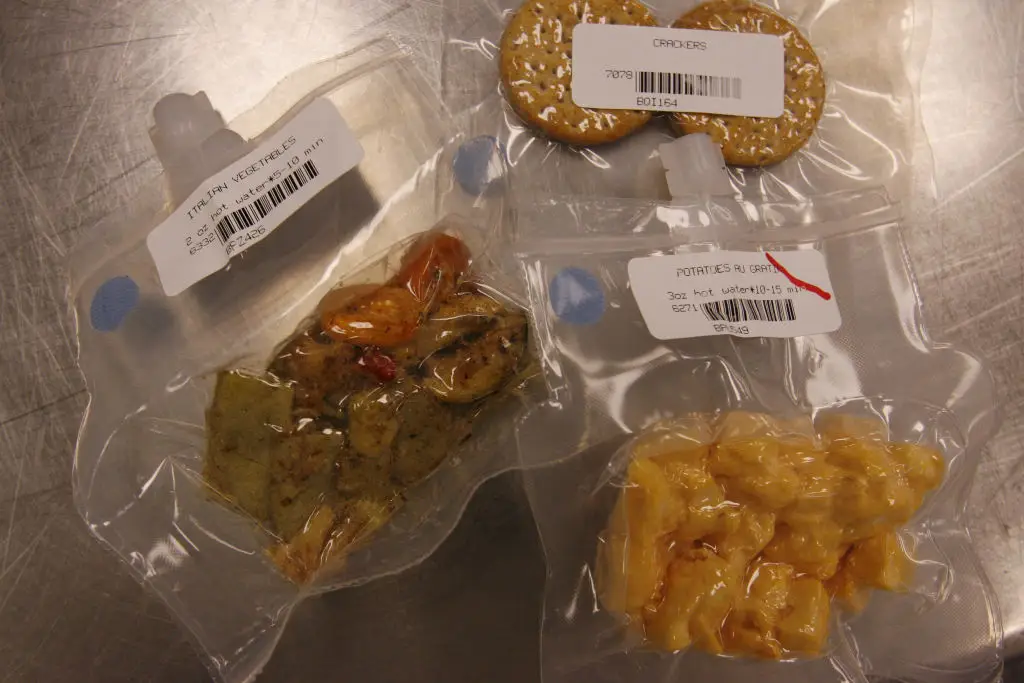 Space food is notoriously bland, according to astronauts. (Mayra Beltran/Houston Chronicle via Getty Images)