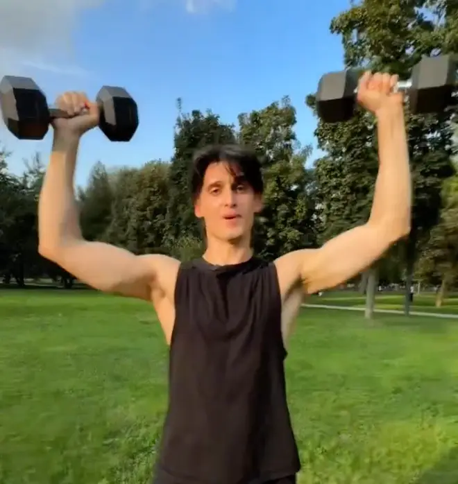 Alberto Ravagnani's health-based promotional video has gone down like a lead balloon (Instagram/donalberto_rava)