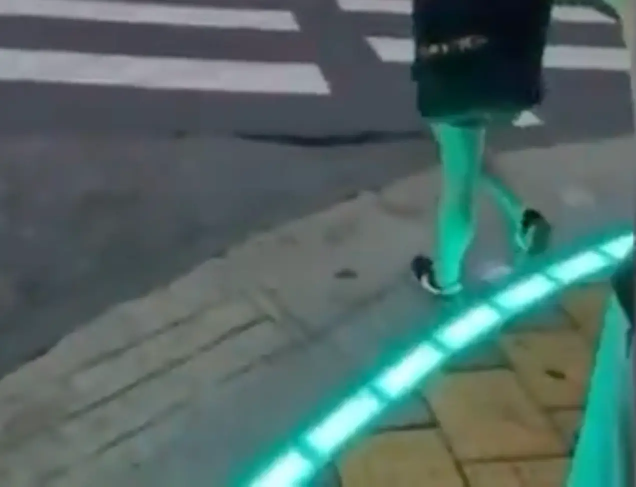 It's like something out of Tron.