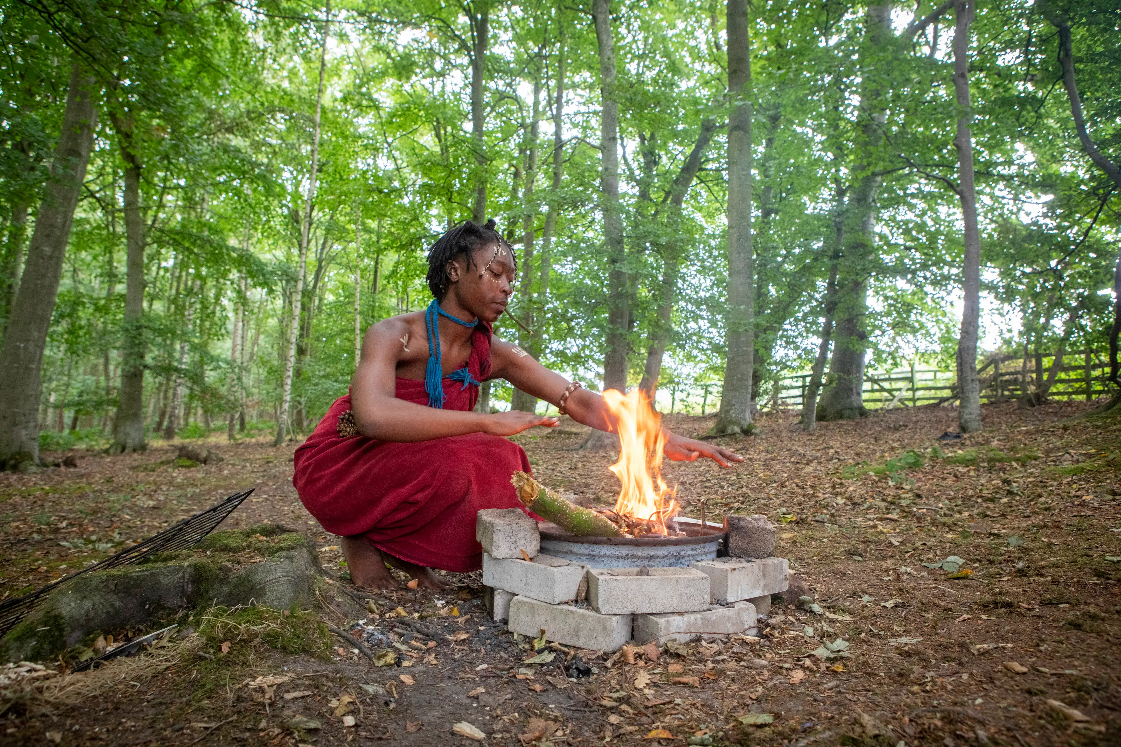 Apparently Kaura brought her one-year-old baby with her to Scotland (SWNS)