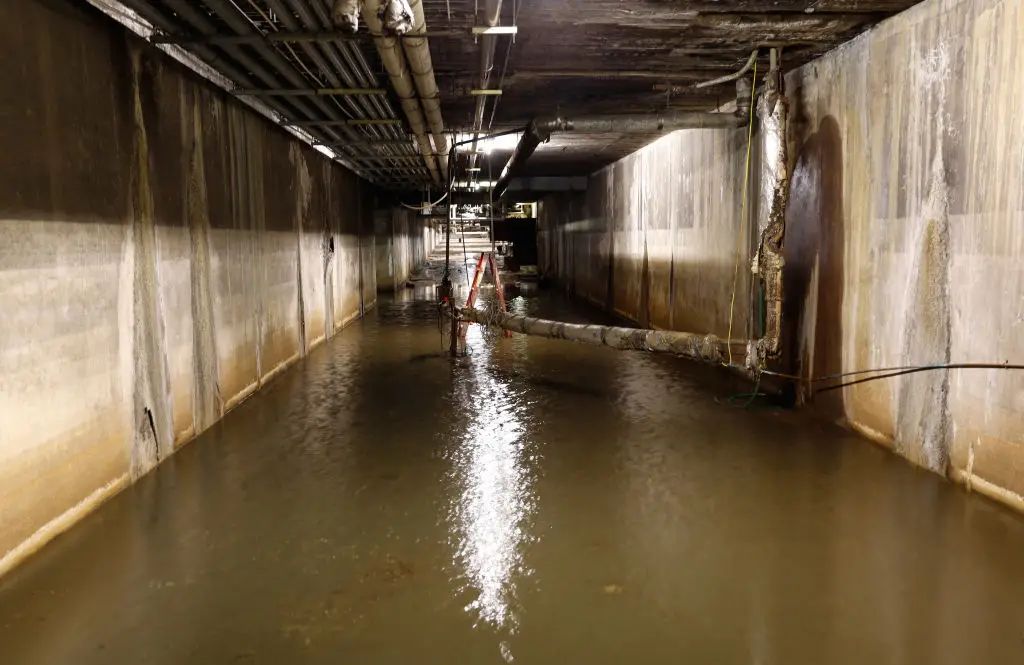 New York's wastewater and stormwater system stretches roughly 7,400 miles. (Photo by Gary Hershorn/Getty Images)