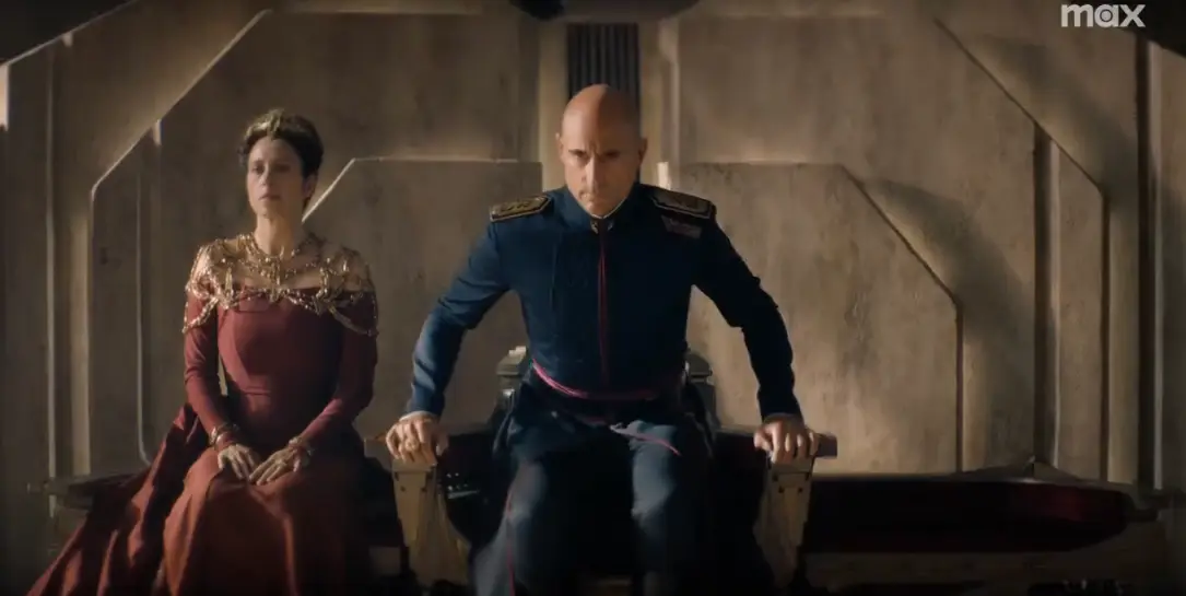 Mark Strong stars as Emperor Javicco Corrino. (Max)