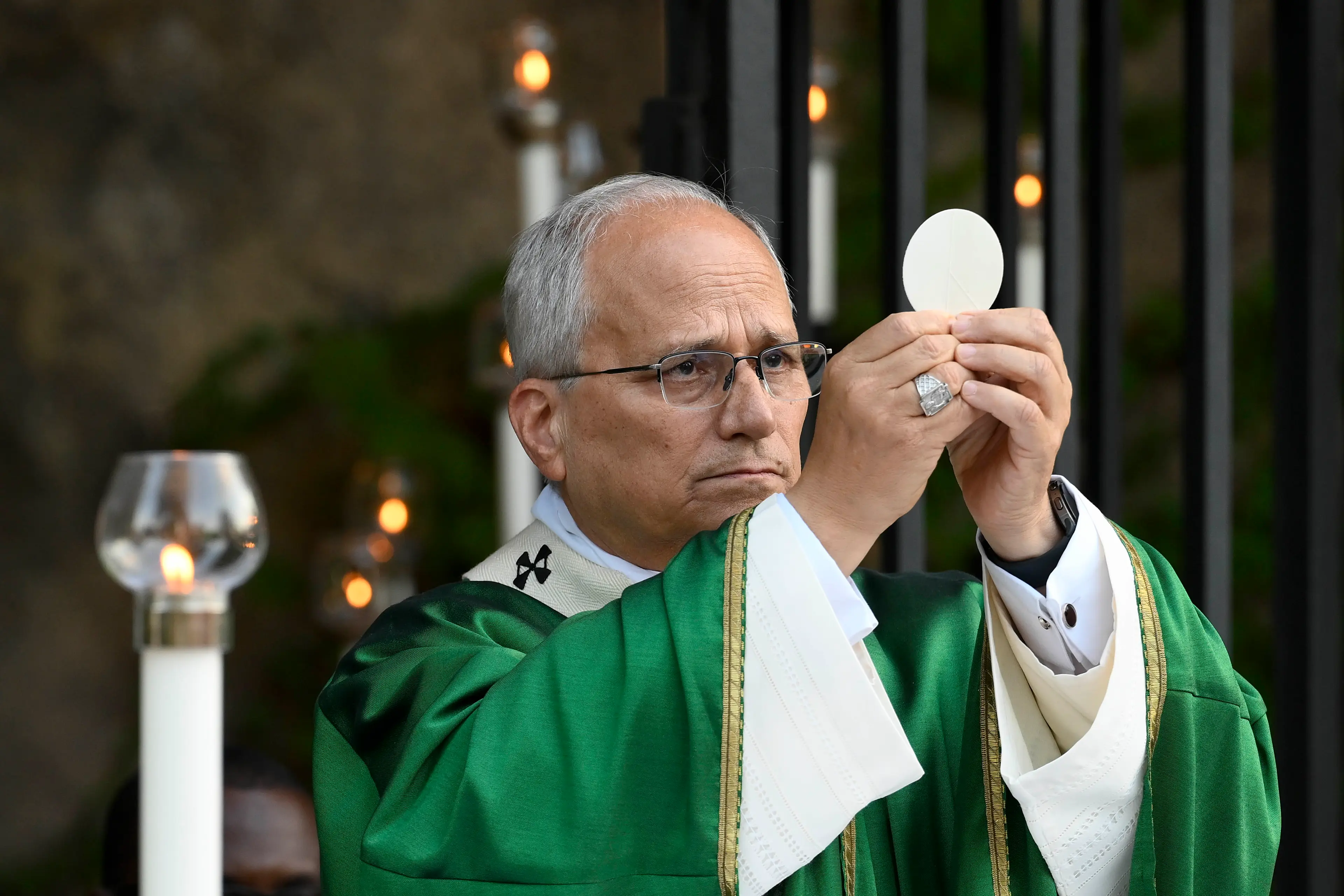 The Pontiff underwent the three hour procedure earlier this week ( Mario Tomassetti - Vatican Media via Vatican Pool/Getty Images)