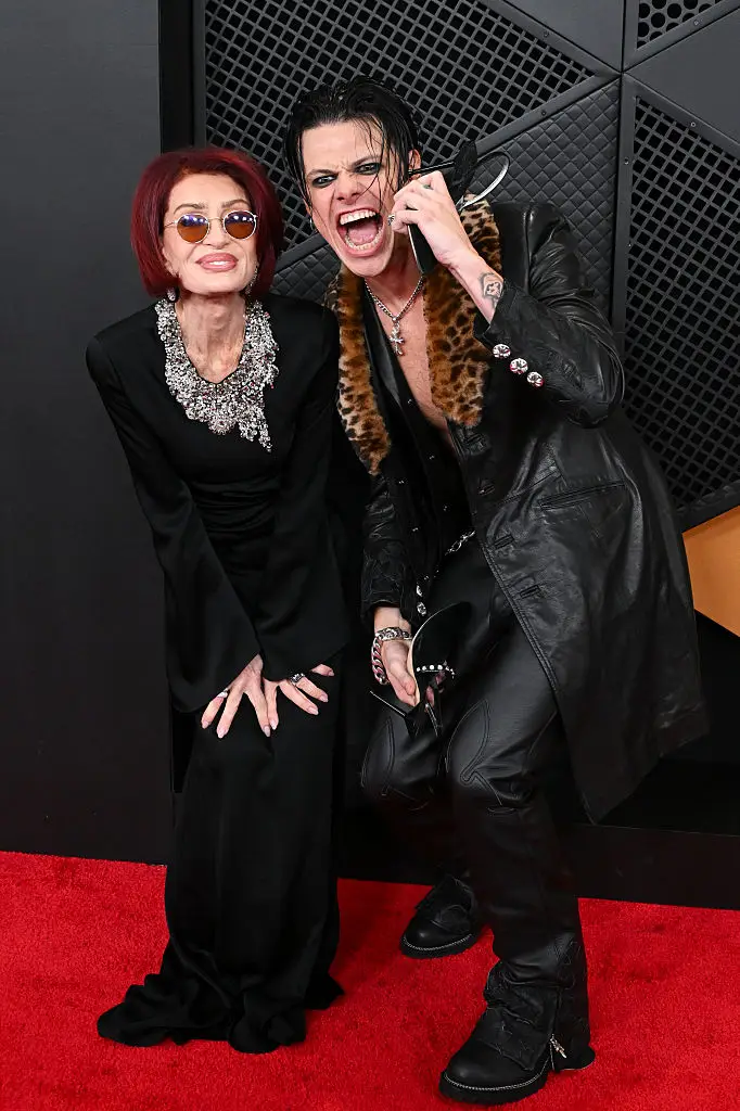 Sharon Osbourne has joined Yungblud at the Grammys (Phil McCarten/CBS via Getty Images)