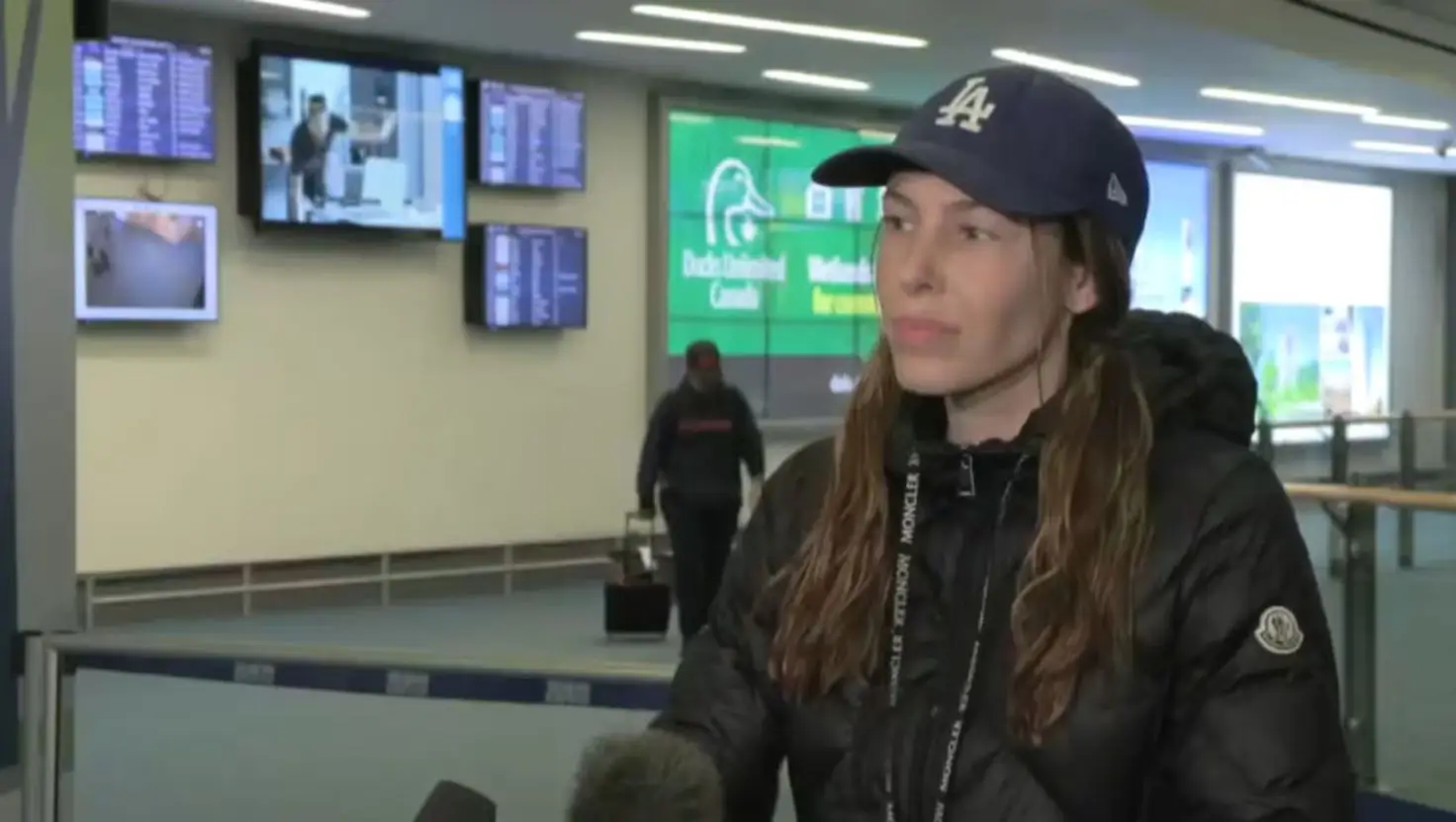 The star has vowed not to let the last 12 days 'break' her (CTV)