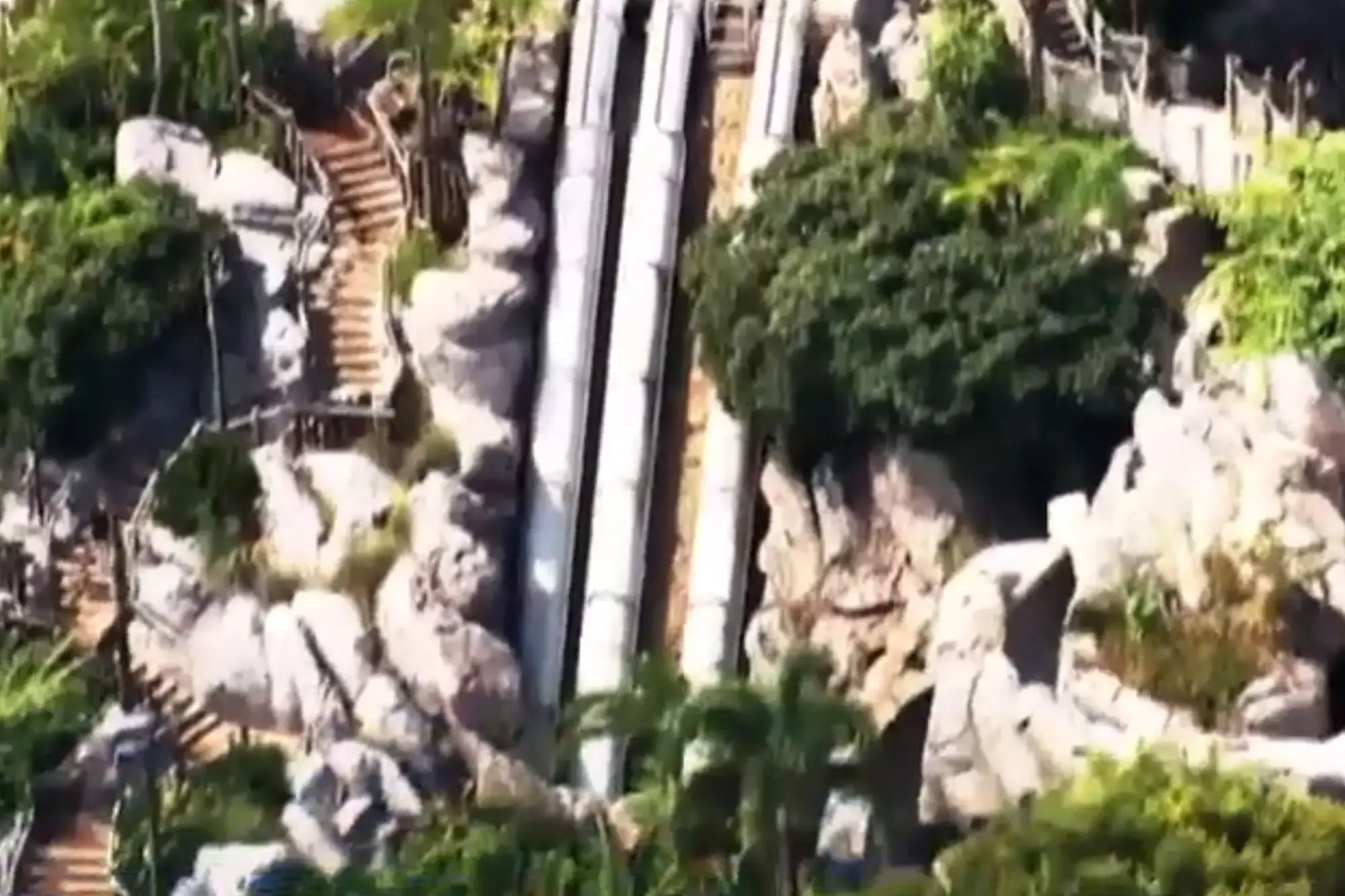 People can reach up to speeds of 40mph on the ride.