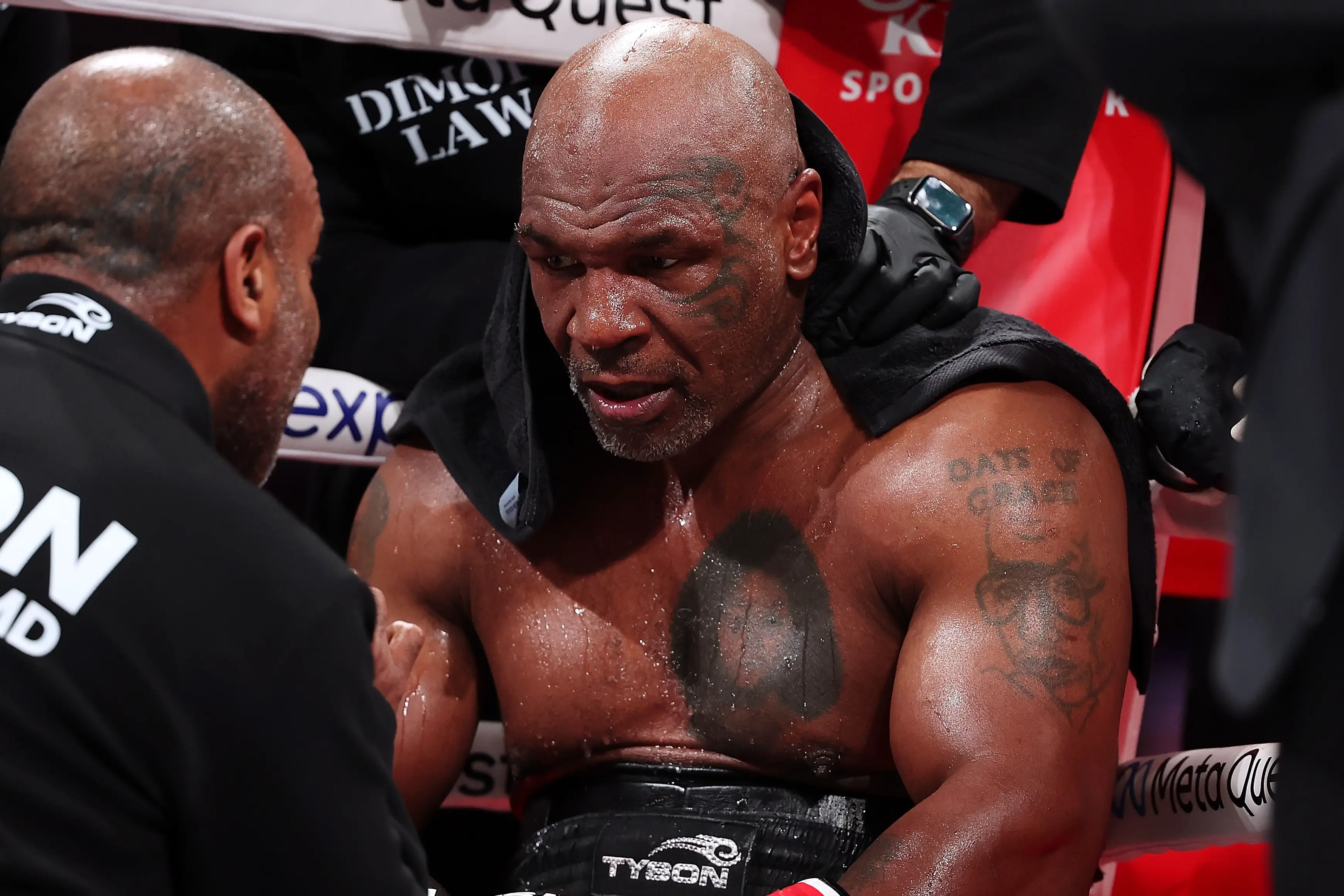 Mike Tyson currently ranks at 309th in the world (Al Bello/Getty Images for Netflix © 2024)