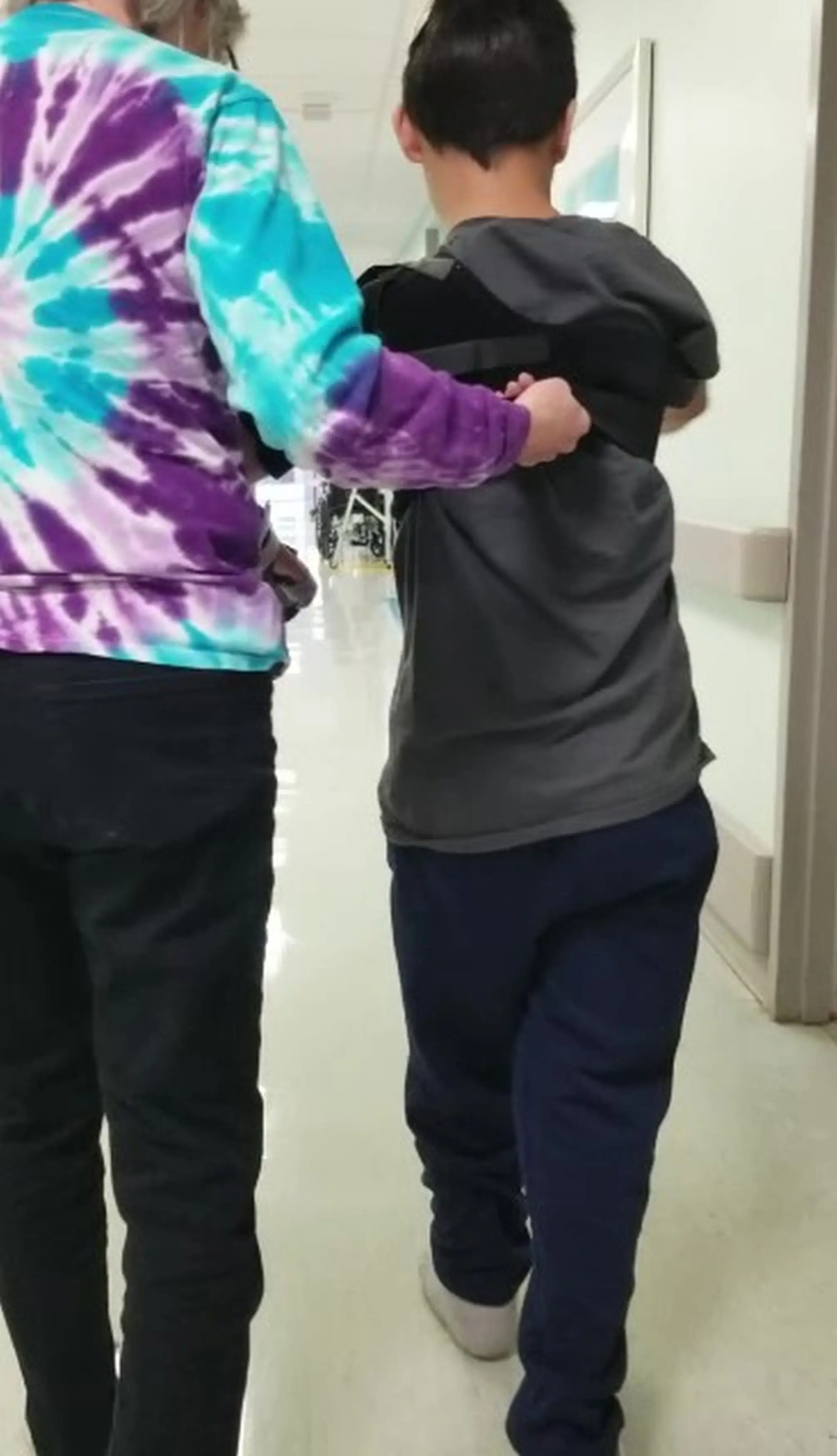 Zach had to re-learn how to speak and walk.