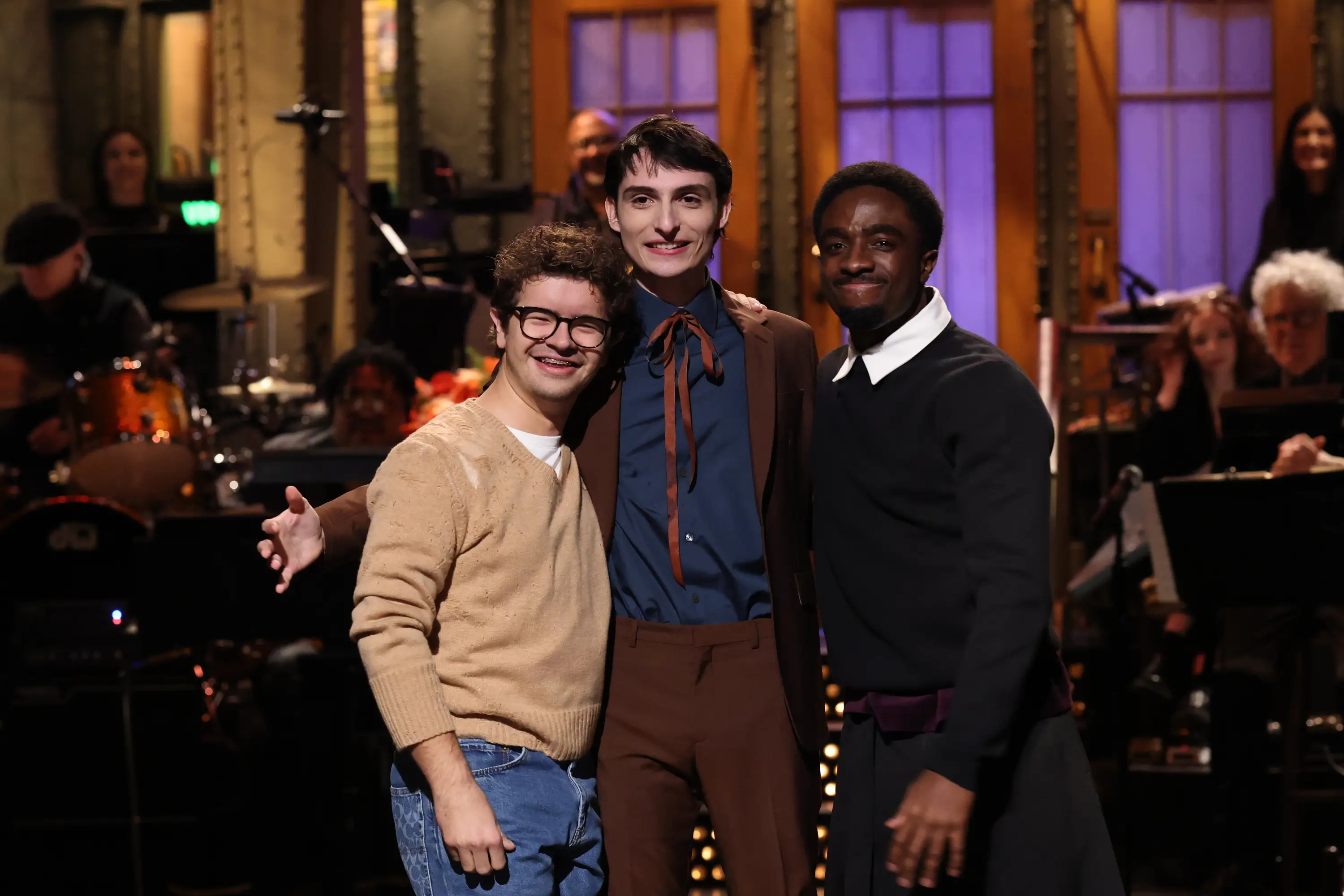 The Stranger Things crew were on SNL weeks after the show's final ever episode dropped (Will Heath/NBC via Getty Images)