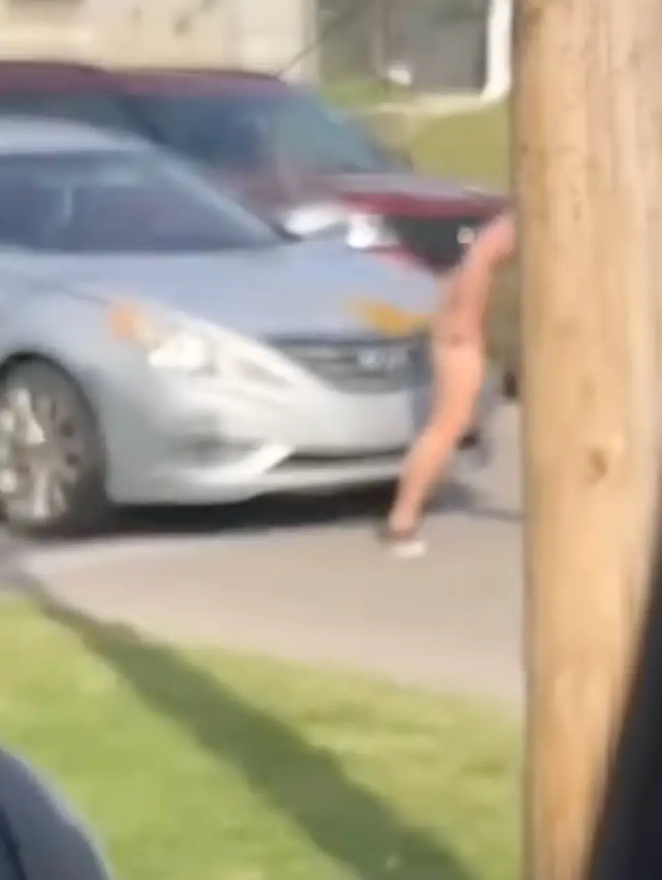 The woman allegedly defecated on someone's car in a road rage incident (delcopooper82467/TikTok)