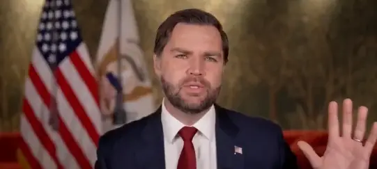 Vance said he didn't know what the TV anchor was talking about in the awkward interview (ABC)