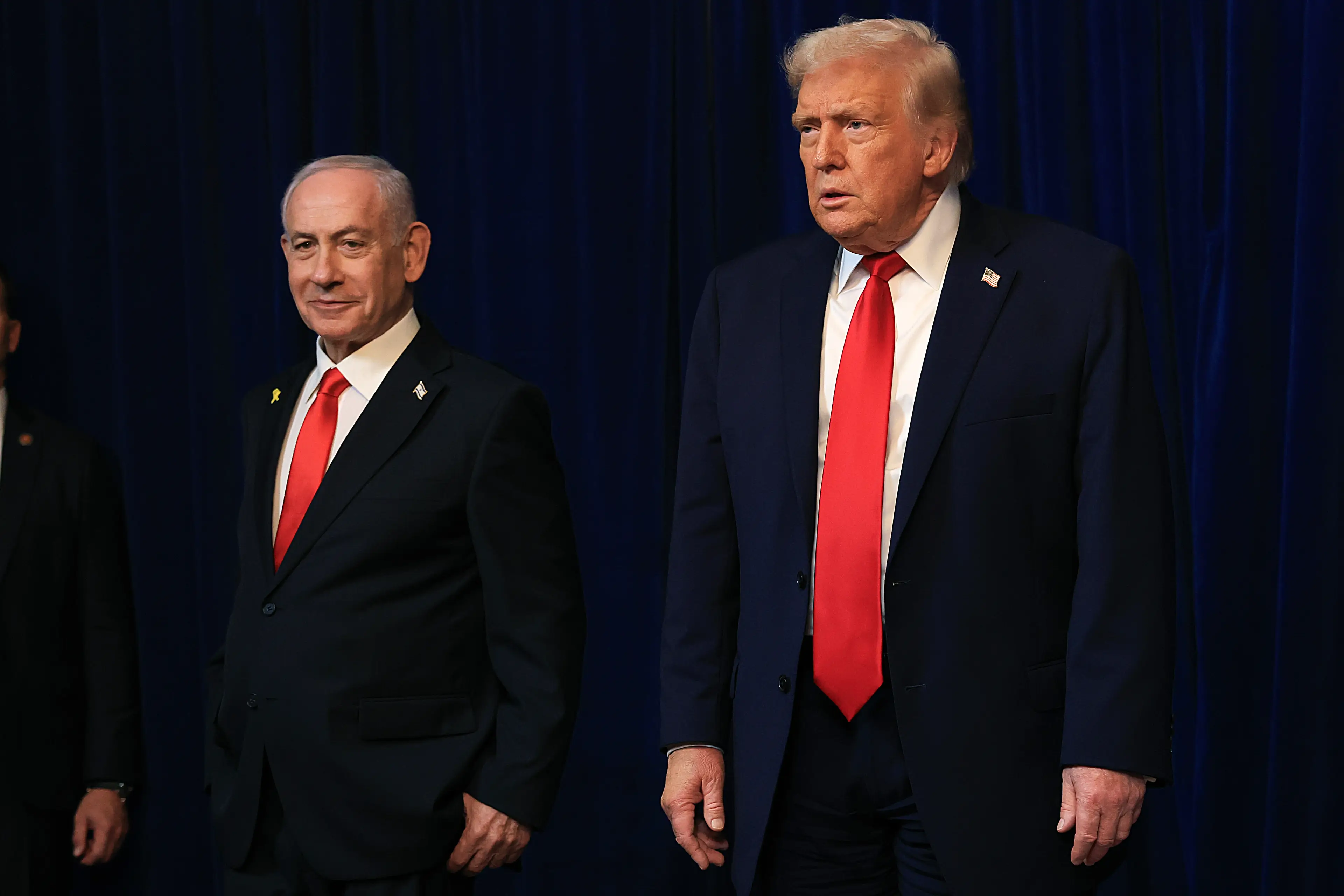 Donald Trump and Benjamin Netanyahu pictured in December 2025 (Joe Raedle/Getty Images)