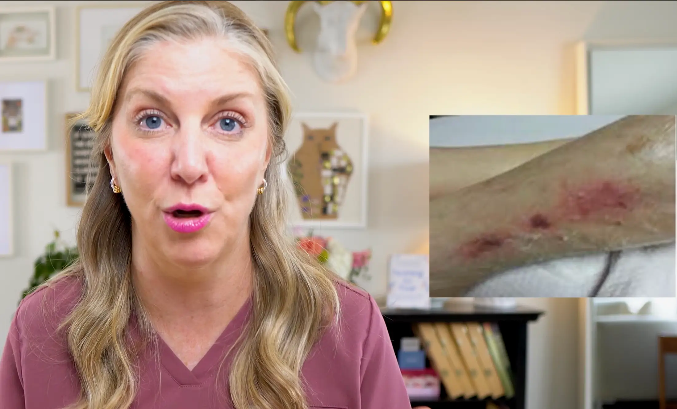 Julie shares end-of-life advice on her YouTube channel, Hospice Nurse Julie. (Youtube/@HospiceNurseJulie)