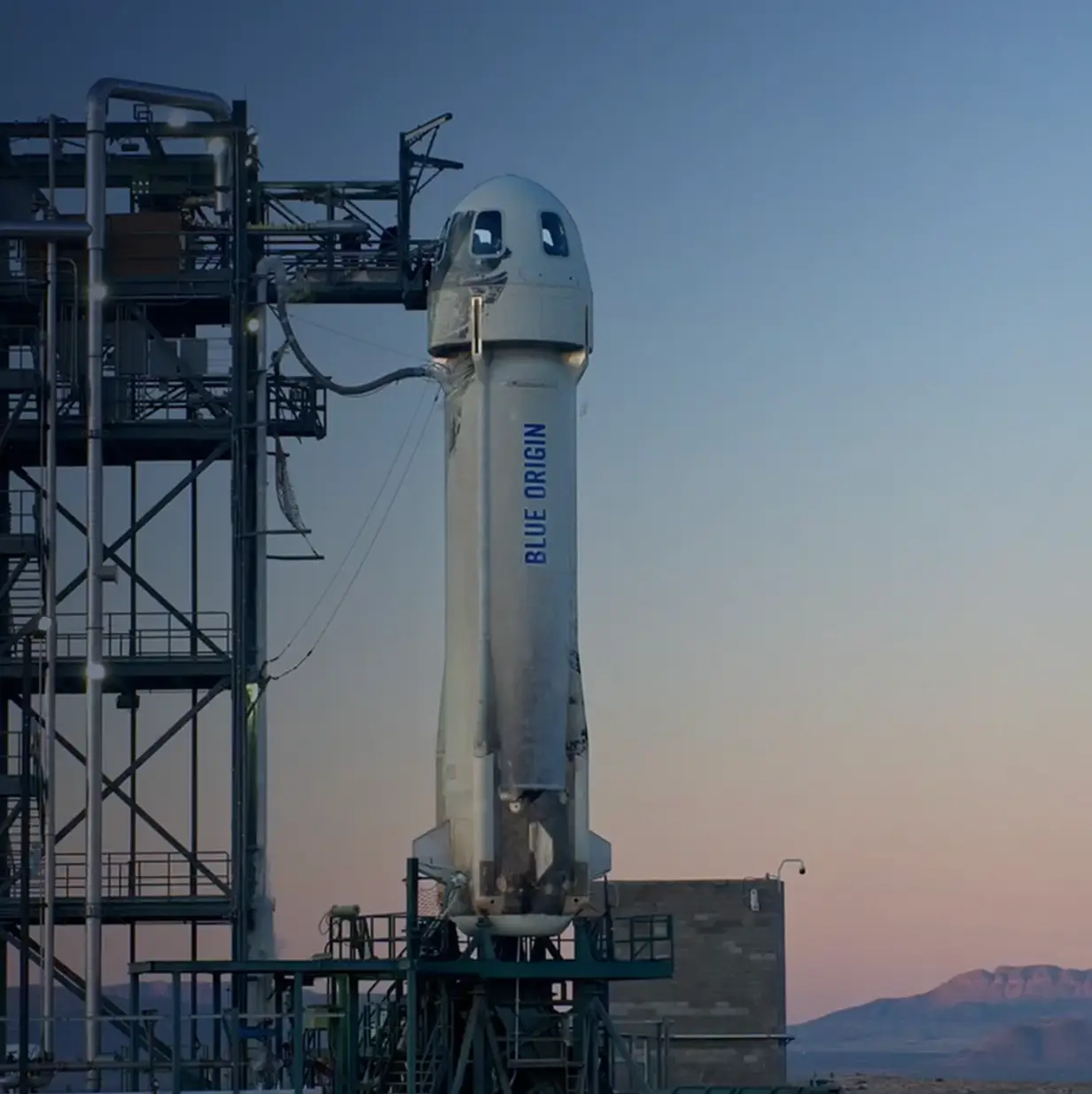 Blue Origin's New Shepherd spacecraft (Blue Origin/Instagram)