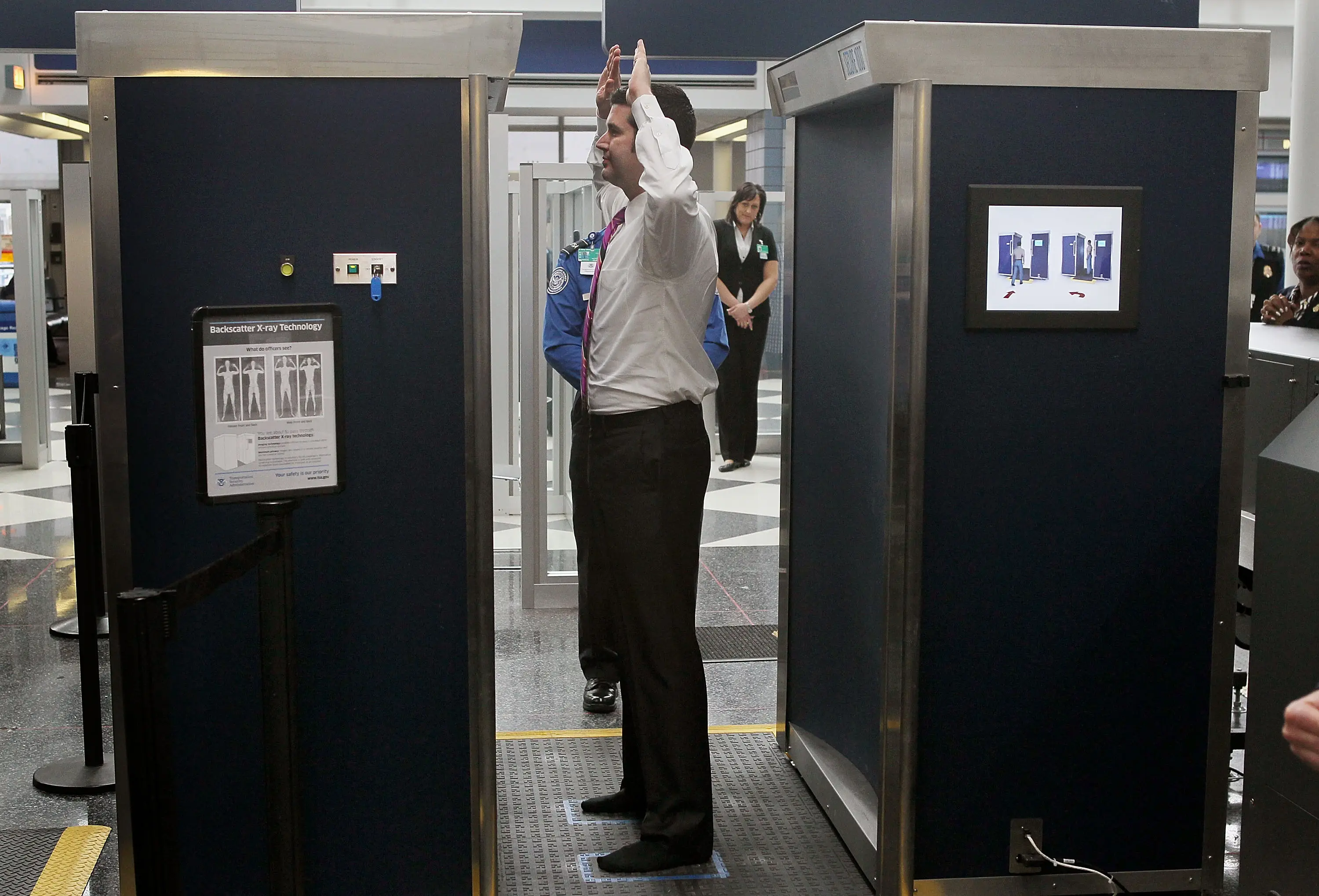TSA's full body scanners had to be changed (Scott Olson/Getty Images) 