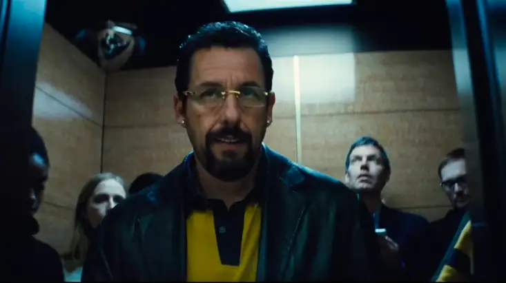 Adam Sandler stars. (A24)