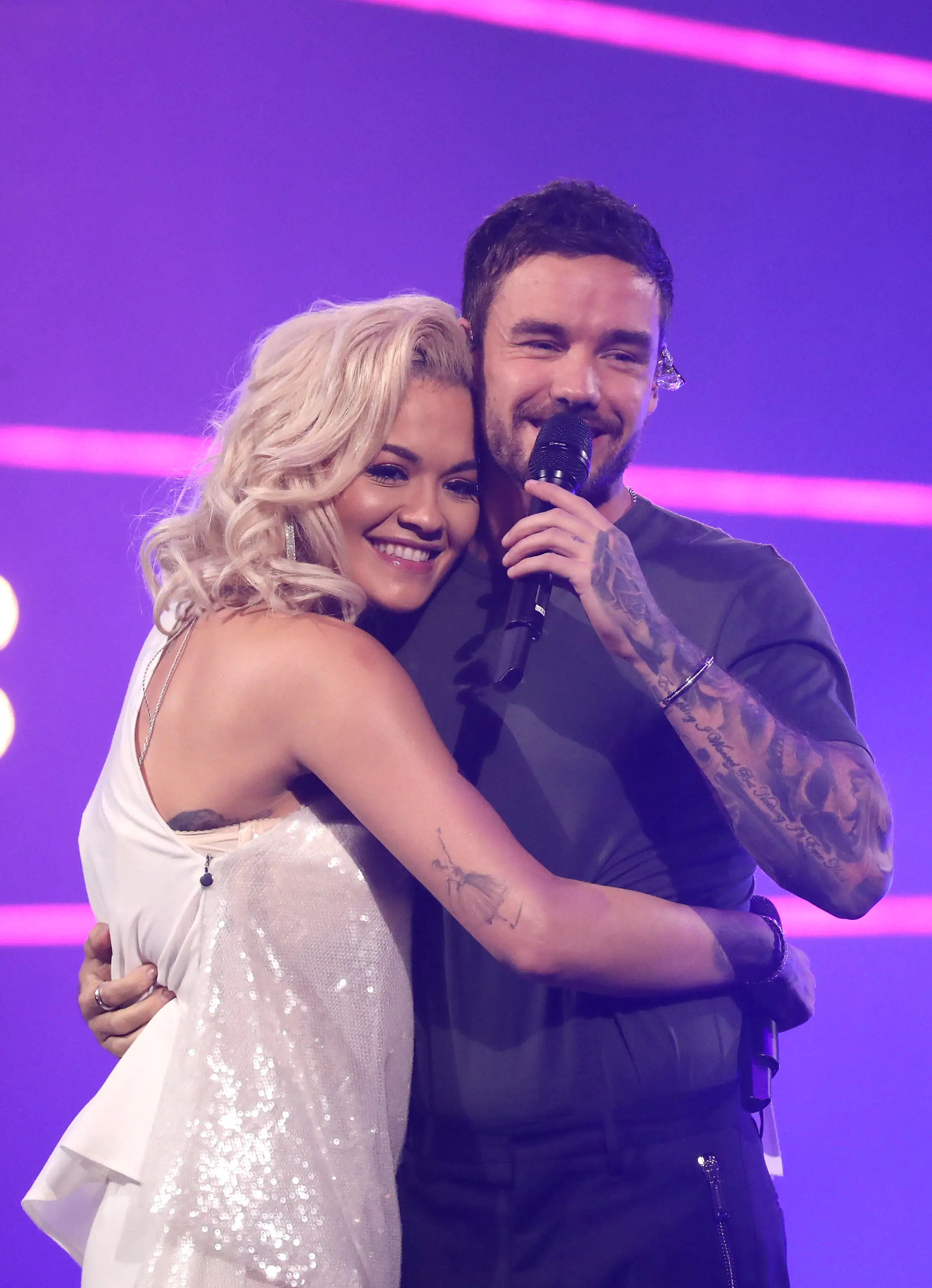 Liam Payne pictured with friend and fellow singer, Rita Ora (Mike Marsland/WireImage)