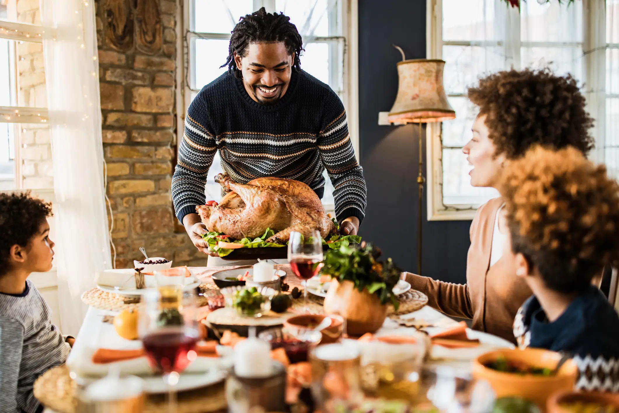 Be a champ this year, and don't poison your entire family by idiotically washing your turkey (Getty stock)