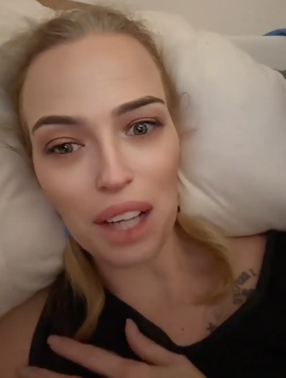 Devlynn Cyr recorded a TikTok a matter of hours after the diagnosis.