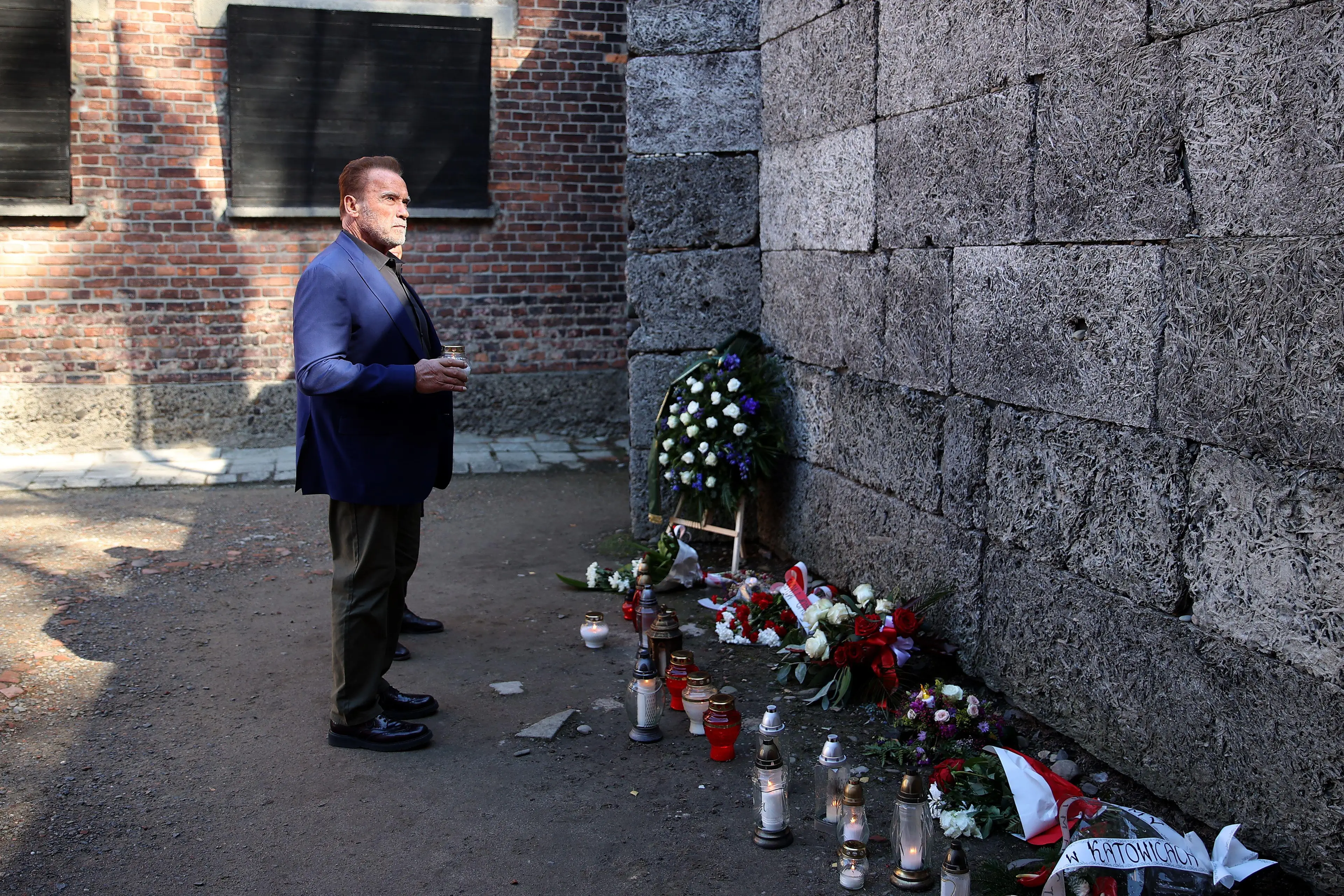 He said visiting Auschwitz was one of the darkest experiences of his life.