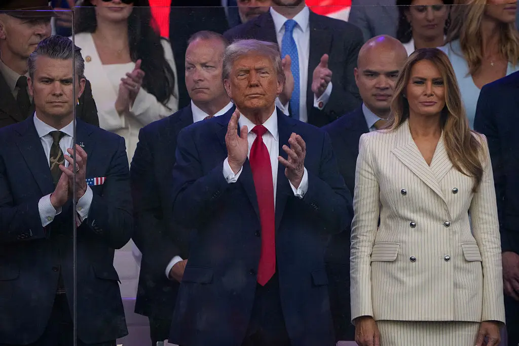 Melania shut him down with four words (Andrew Harnik/Getty Images)