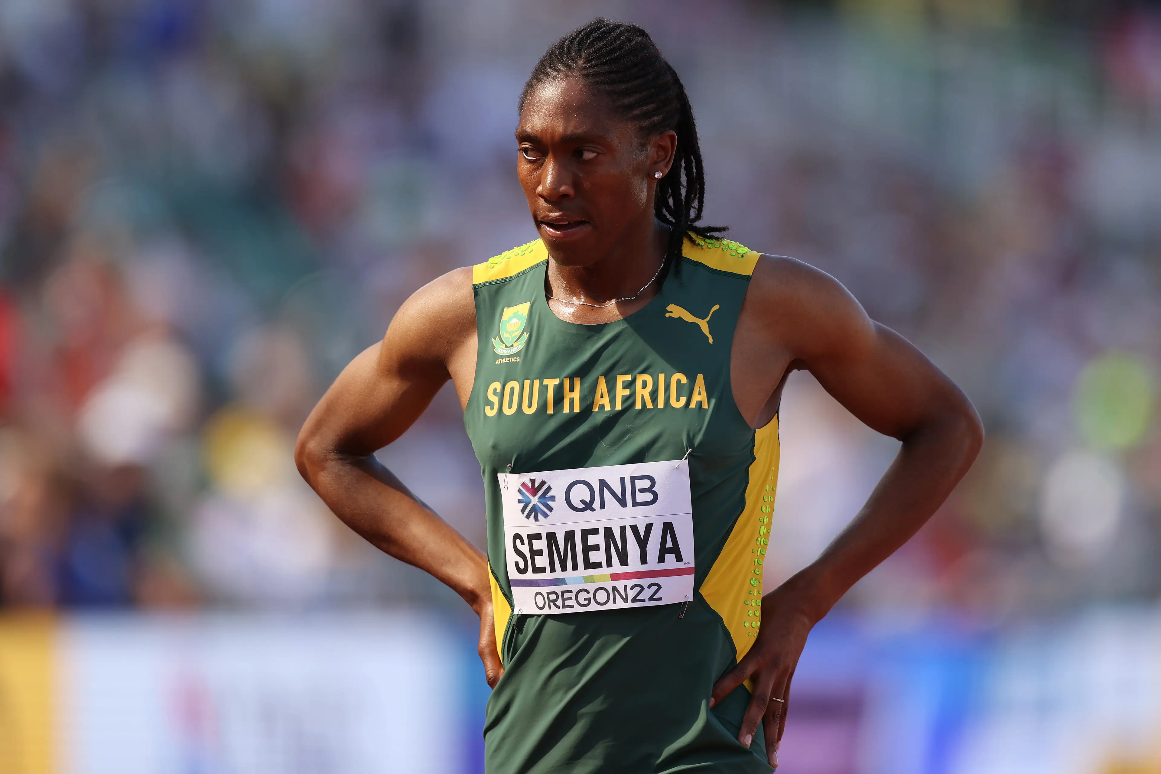 Semenya hasn't competed in an Olympics 800-meter event since. (Ezra Shaw/Getty Images)