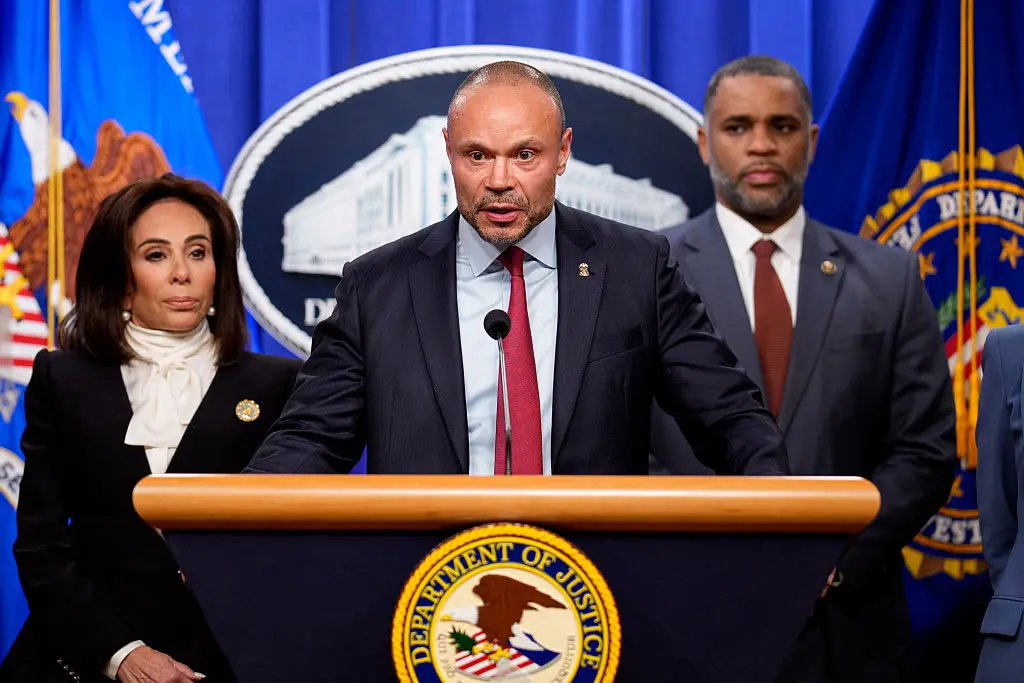 Bongino told Americans to 'get their stuff today' (Photo by Andrew Harnik/Getty Images)