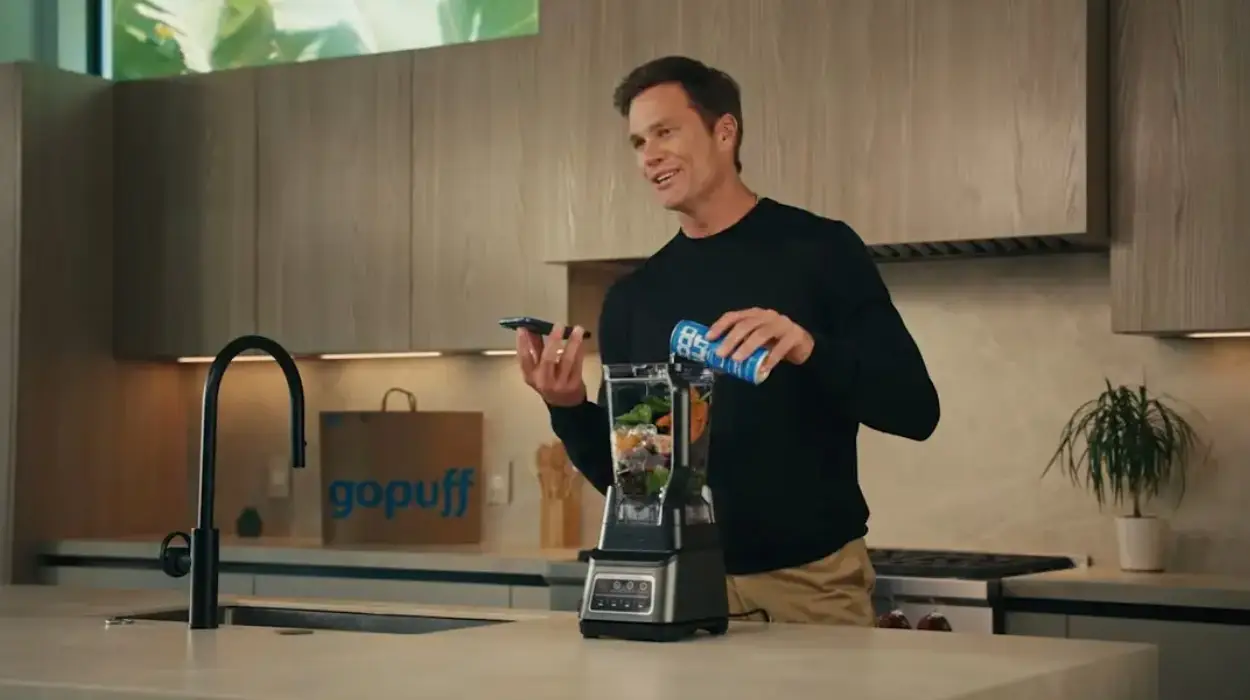 Tom Brady has launched his coconut water brand, Good Nut (YouTube/GoPuff)