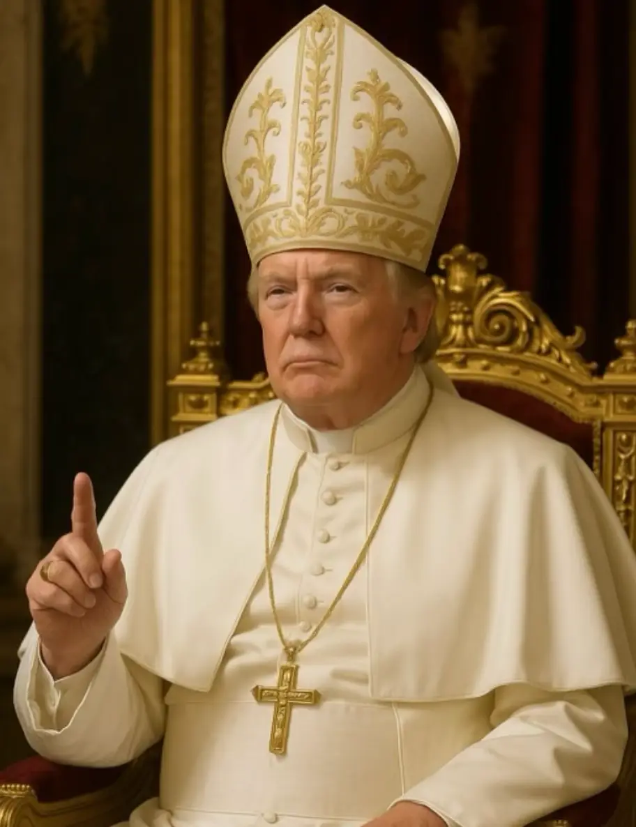 Trump as, well, the Pope (Instagram/ @realdonaldtrump)