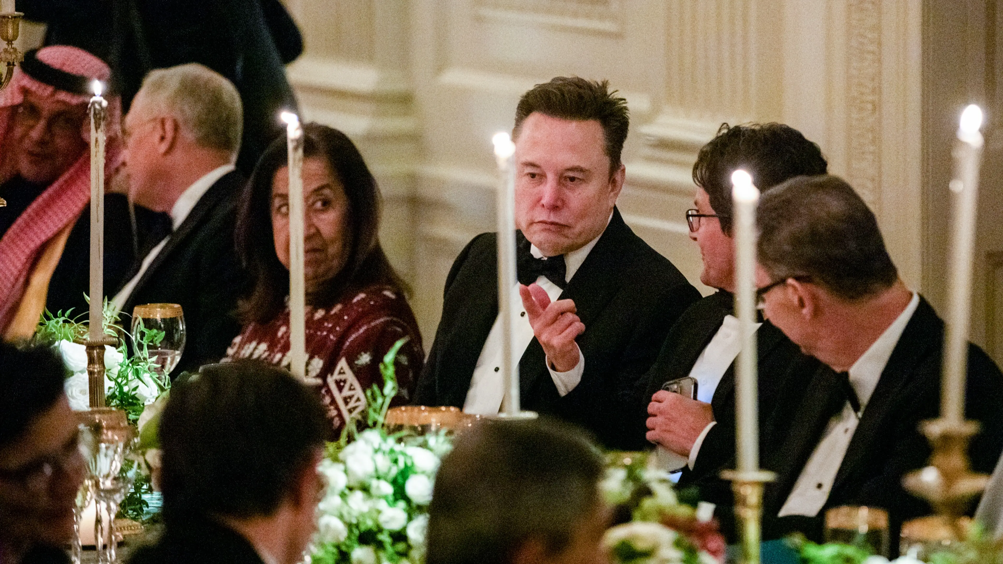 Elon Musk returns to White House for controversial state dinner with Saudi Crown Prince, 5 months after bitter Trump feud 