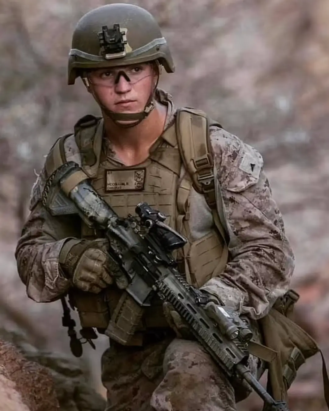 The family members of Marine Lance Corporal Rylee J. McCollum claim Baldwin exposed them to ‘online vitriol’.
