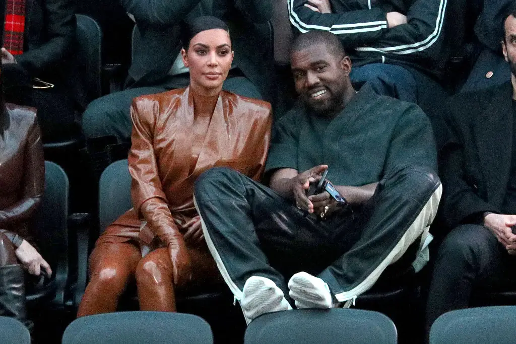 Kim and Kanye's divorce was finalized in 2022 (Photo by Pierre Suu/Getty Images)