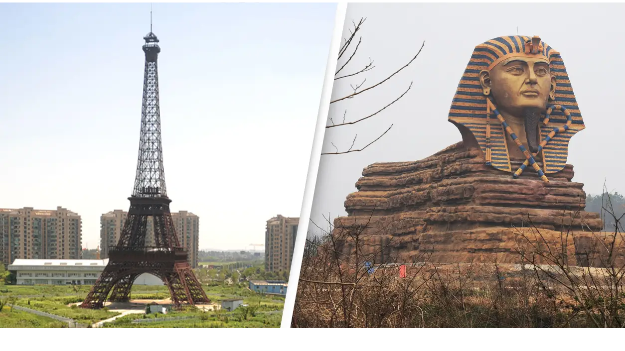 Inside China's 'Bizarre' Fake Landmarks Including Eiffel Tower And Tower Bridge