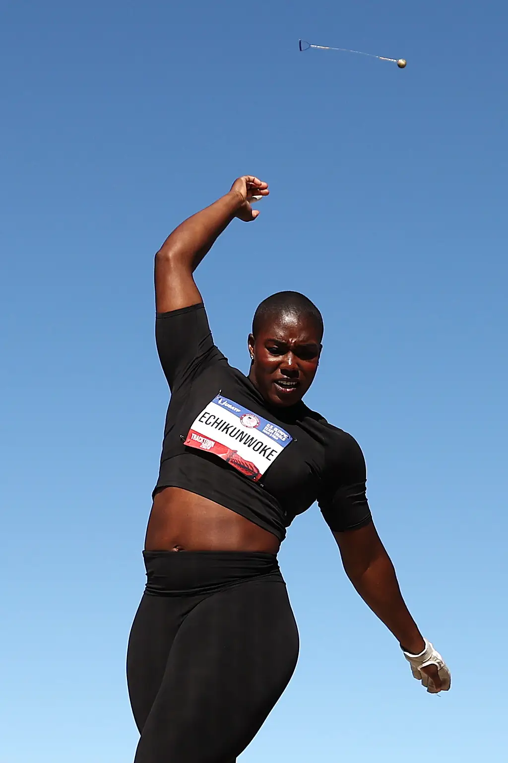 Annette Echikunwoke won silver in the hammer throw (Patrick Smith/Getty Images)