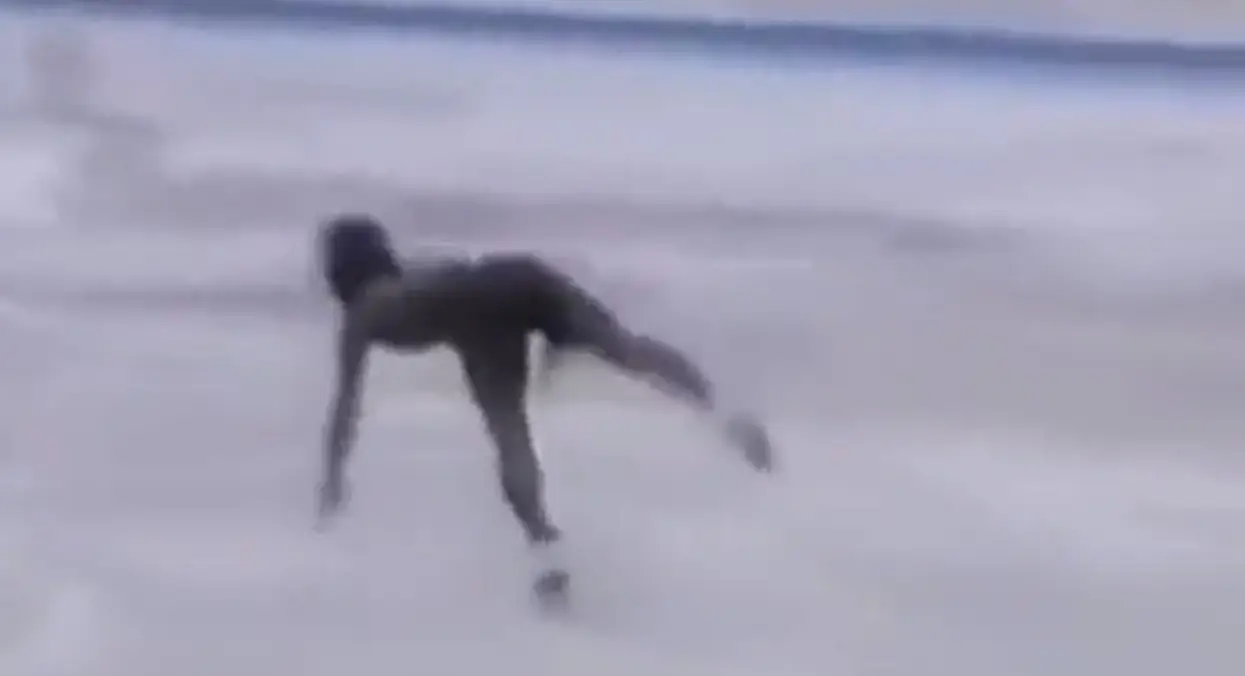 This is not allowed on ice, no matter how cool it looks. (See what I did there?)