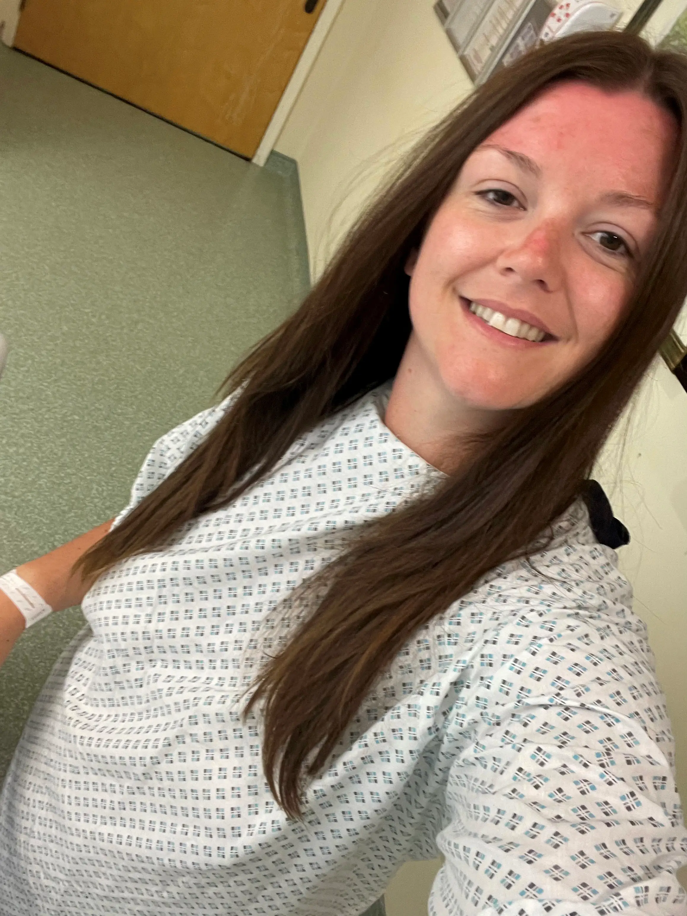 The mom of two underwent 'mop up' chemo for 12 weeks (SWNS)