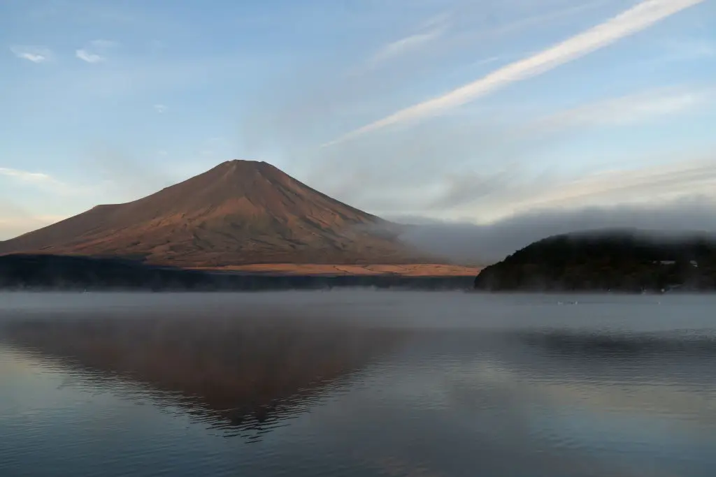 Mount Fuji pictured today, 31 October (Tomohiro Ohsumi/Getty Images)