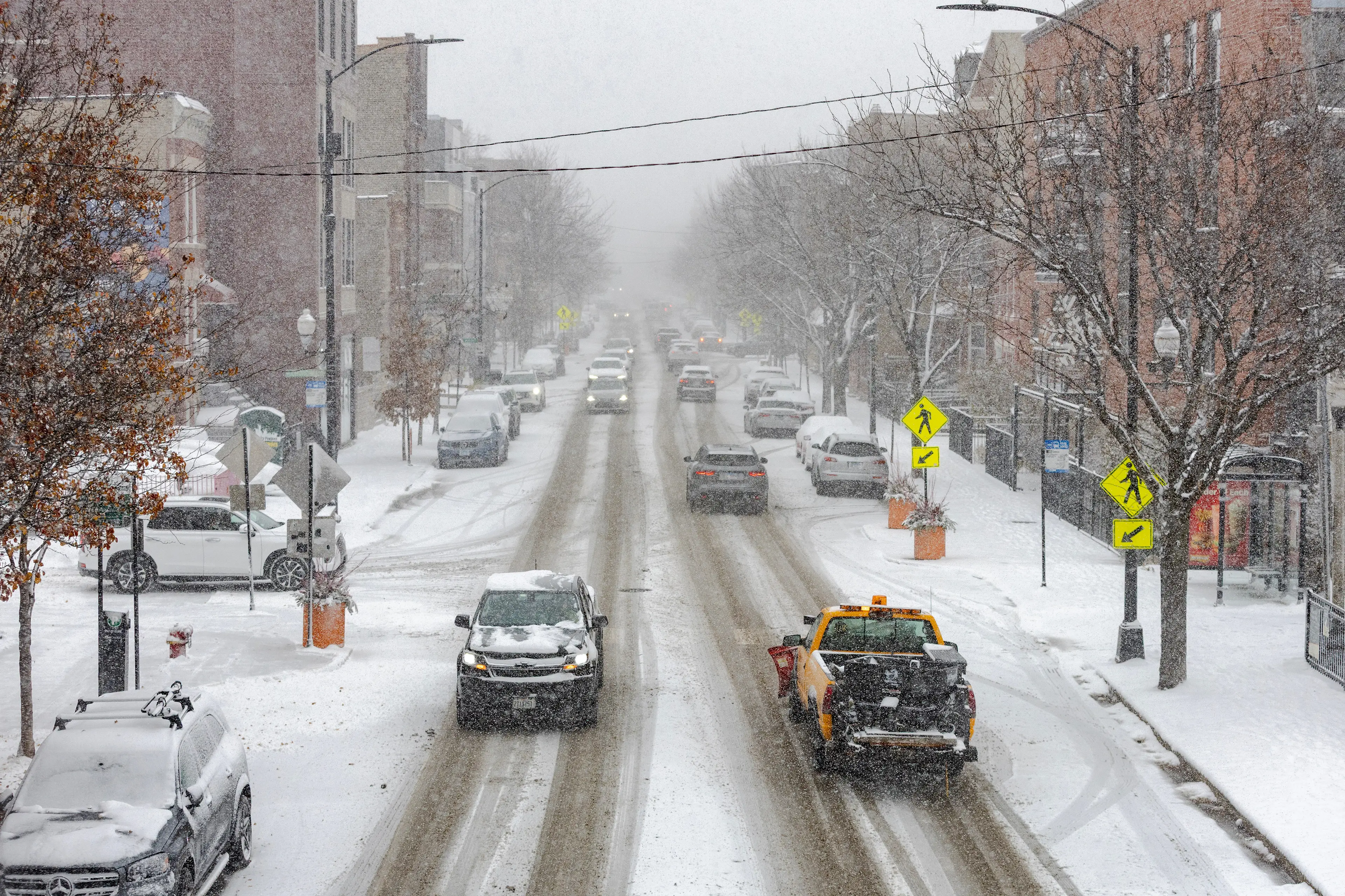 Chicago over the weekend (Jim Vondruska/Bloomberg via Getty Images)