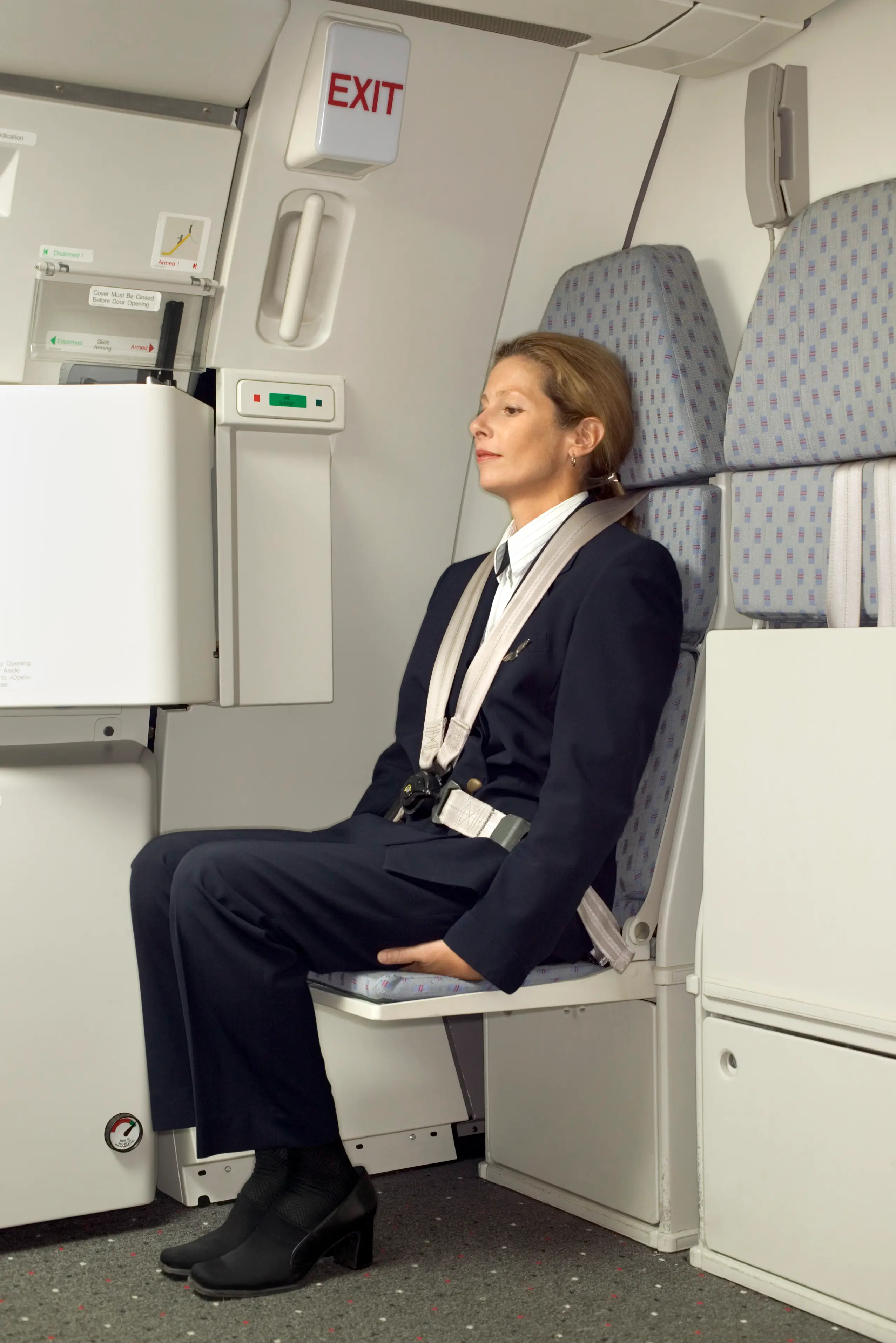 Crew are typically advised to sit on their hands as part of a brace position (Getty Stock)