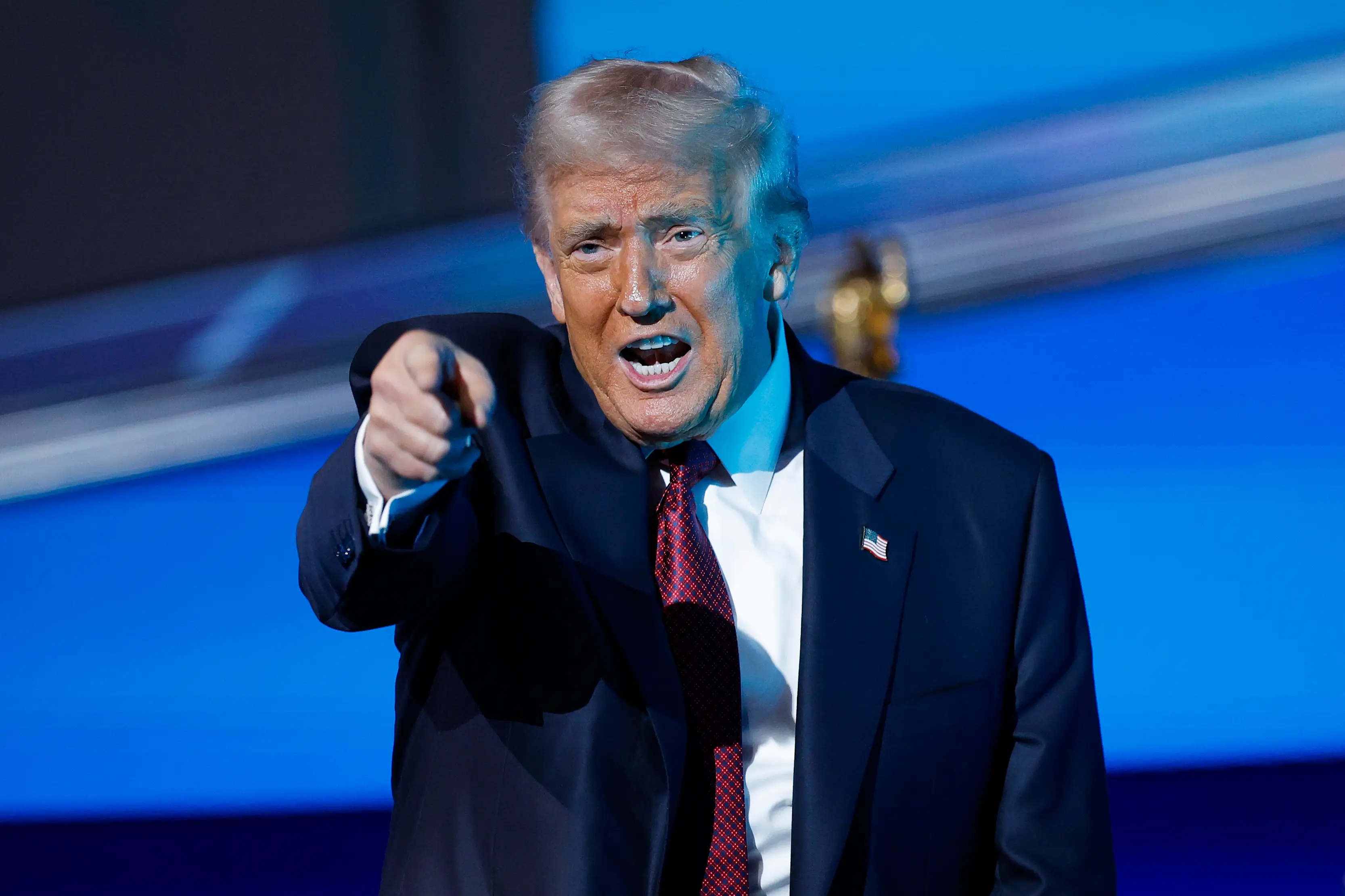 Trump has hit out at the BBC (Kevin Dietsch/Getty Images)