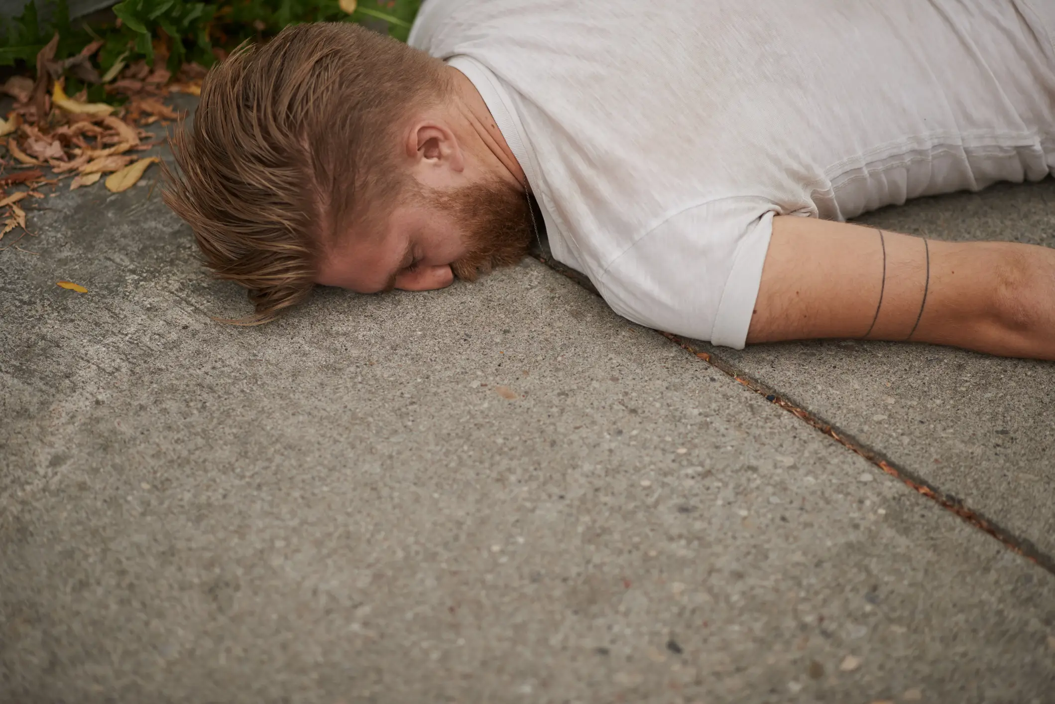 If you're outside at the time of a nuclear blast, lie face down to expose as little skin as possible (Getty Stock Image)