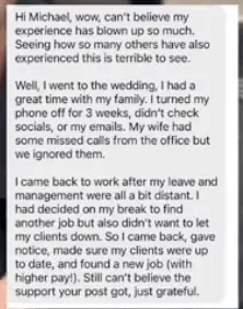 Noel wasn't standing for it.