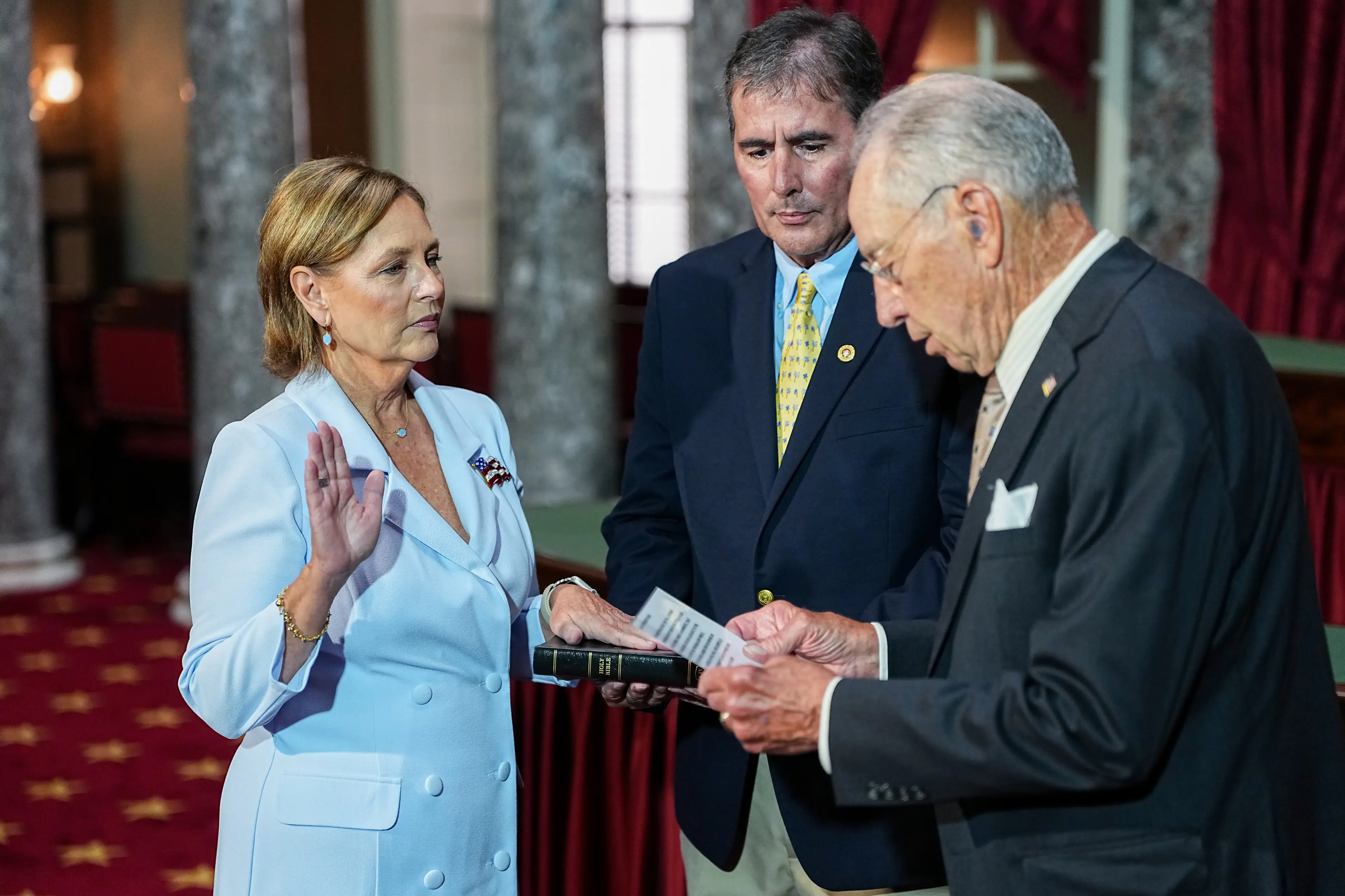 Darline Graham Nordone was officially sworn in on Tuesday (Aaron Schwartz/Bloomberg via Getty Images)