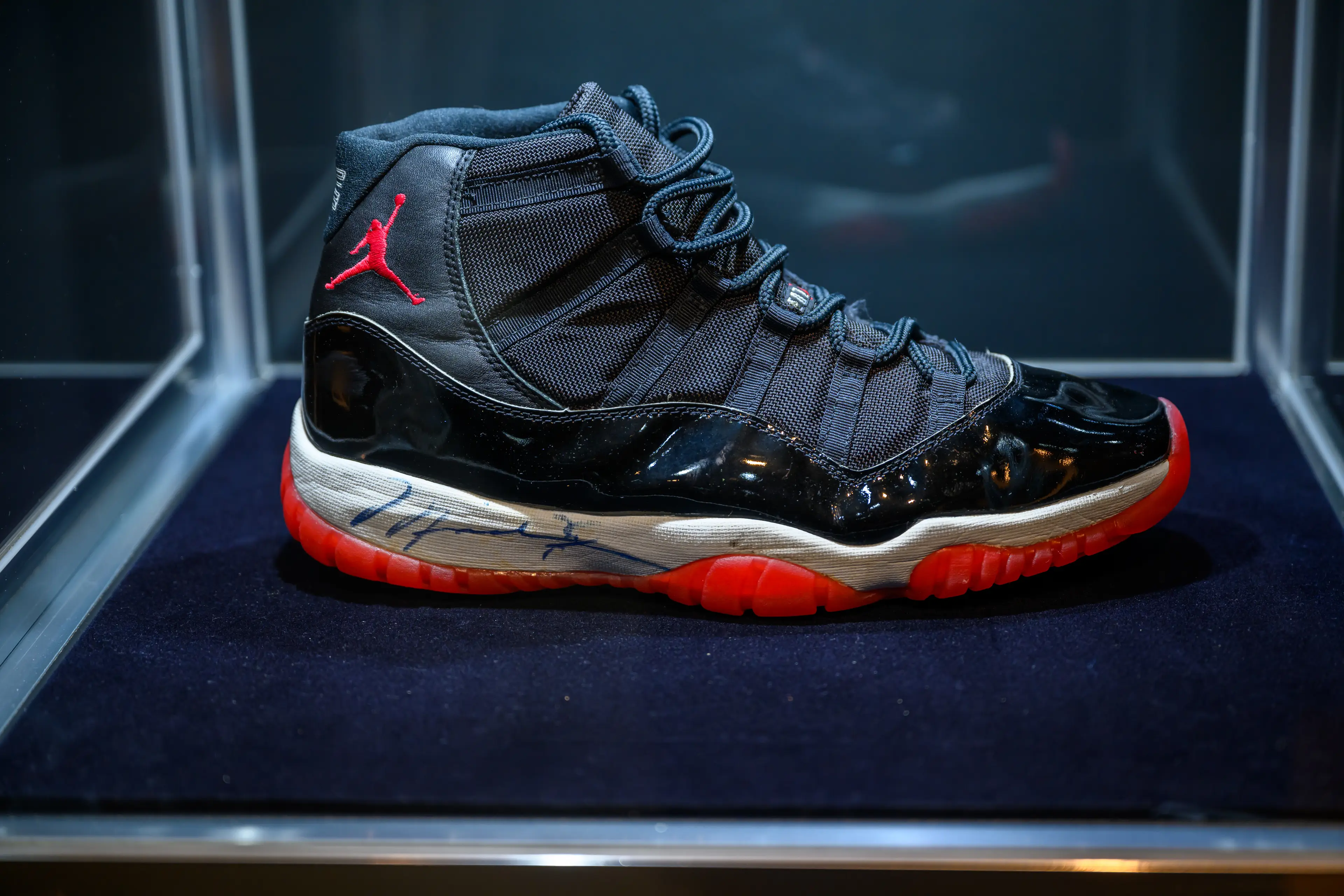 A collection of shoes worn by Michael Jordan sold for over $8 million last year (Alexi Rosenfeld/Getty Images)