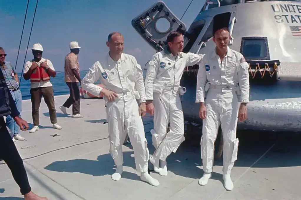 Apollo 11 astronauts said they were glad they were briefed about the music (Getty Images)