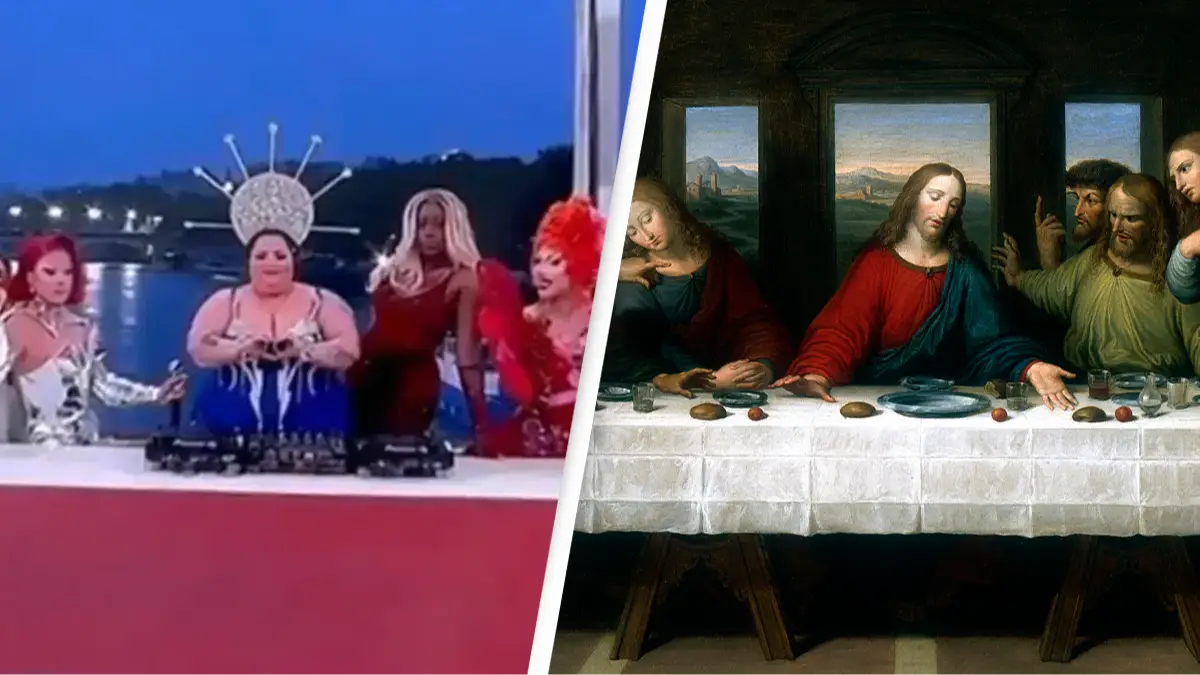 Drag performance at Olympics opening ceremony sparks controversy as viewers left offended by 'parody of Last Supper'