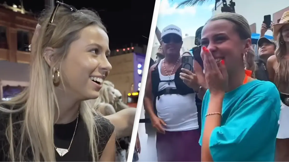 Hawk Tuah woman moved to tears as she’s paid staggering amount for appearance