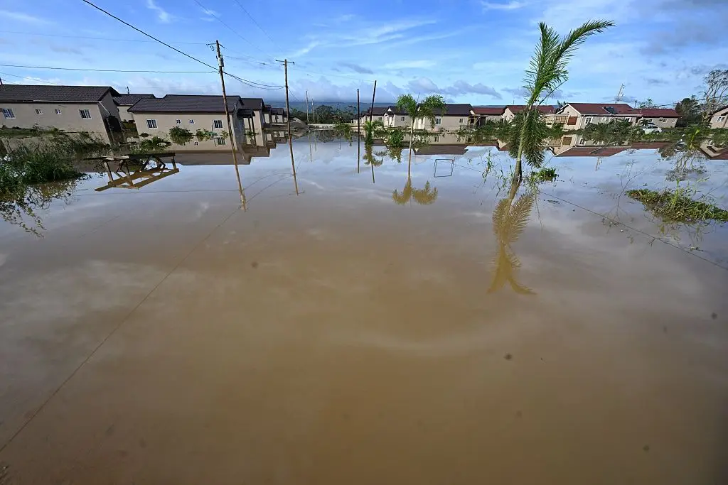 Homes have been flooded (RICARDO MAKYN/AFP via Getty Images)